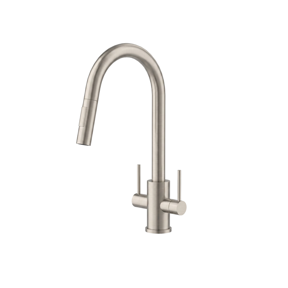Double Handle Pull Down Kitchen Faucet