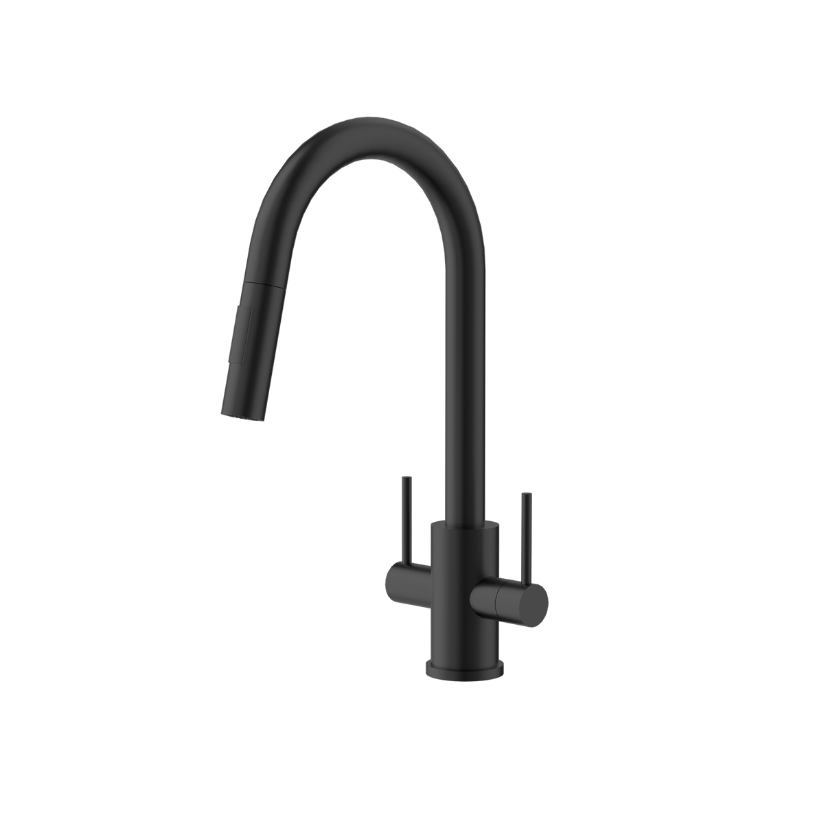Double Handle Pull Down Kitchen Faucet