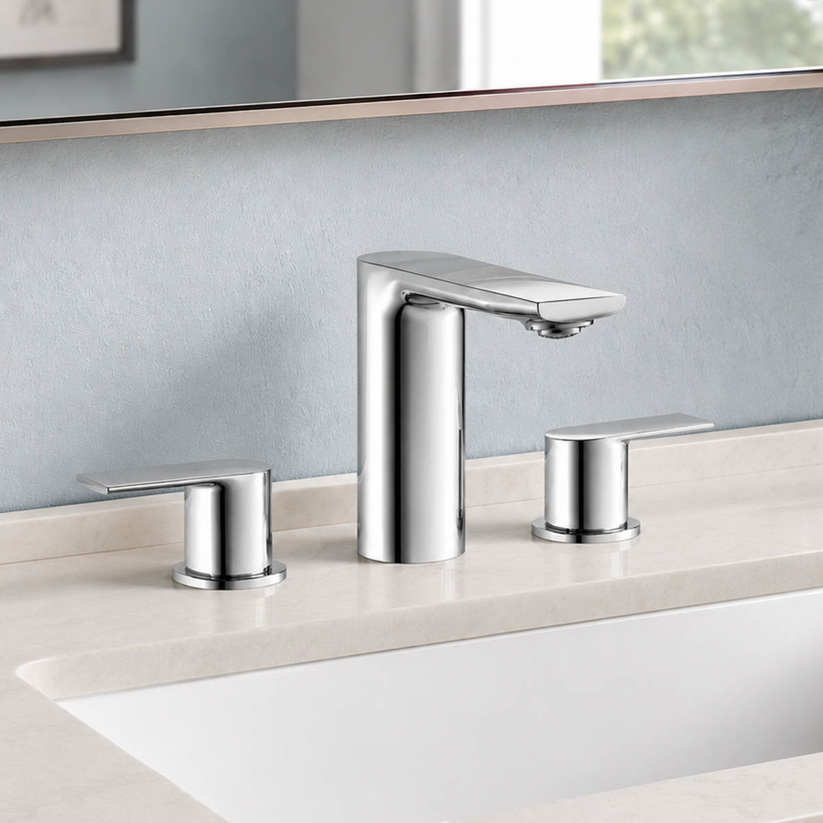 Double Handle Widespread Lavatory Faucet